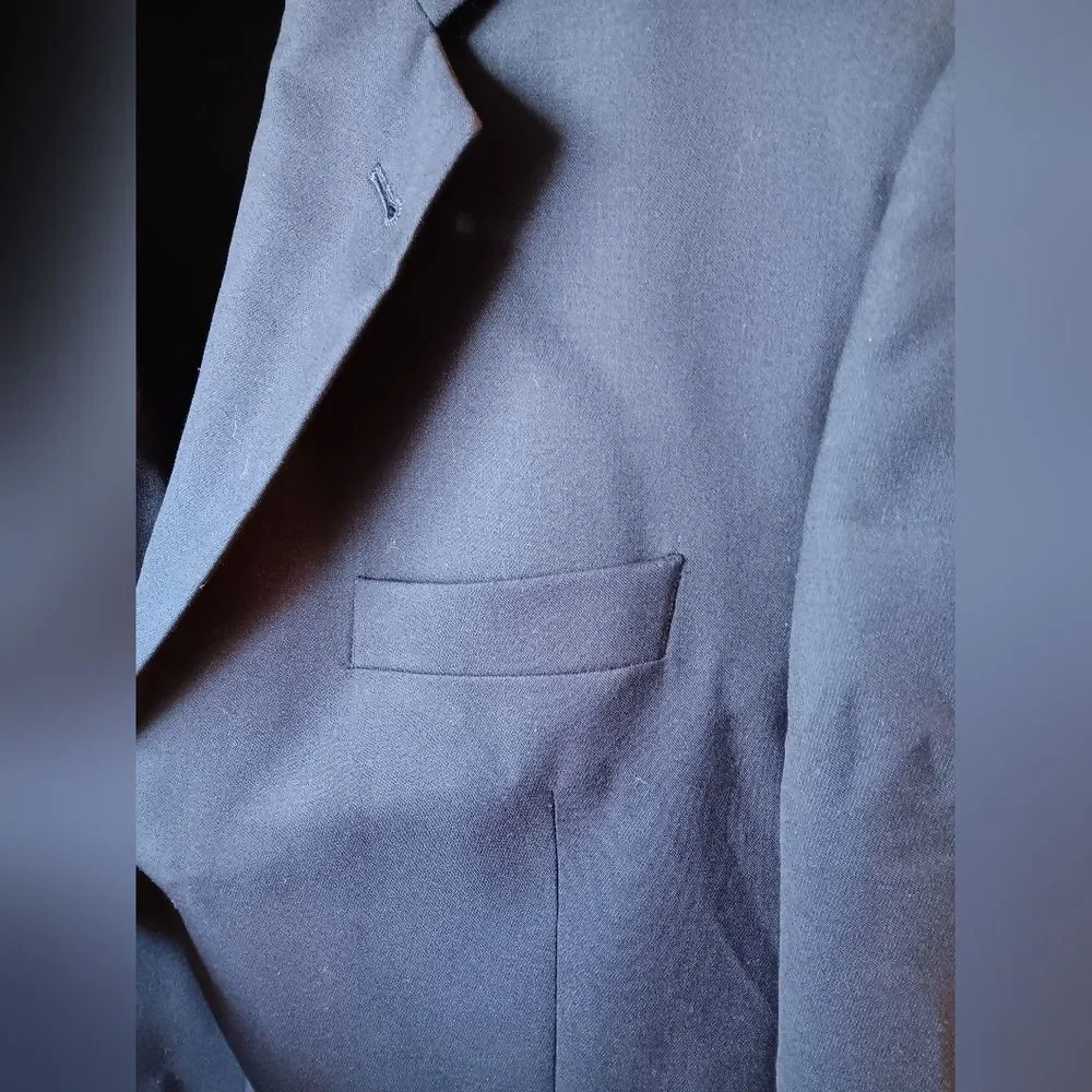 Joseph Abboud Men's Classic Black Blazer Size 46L